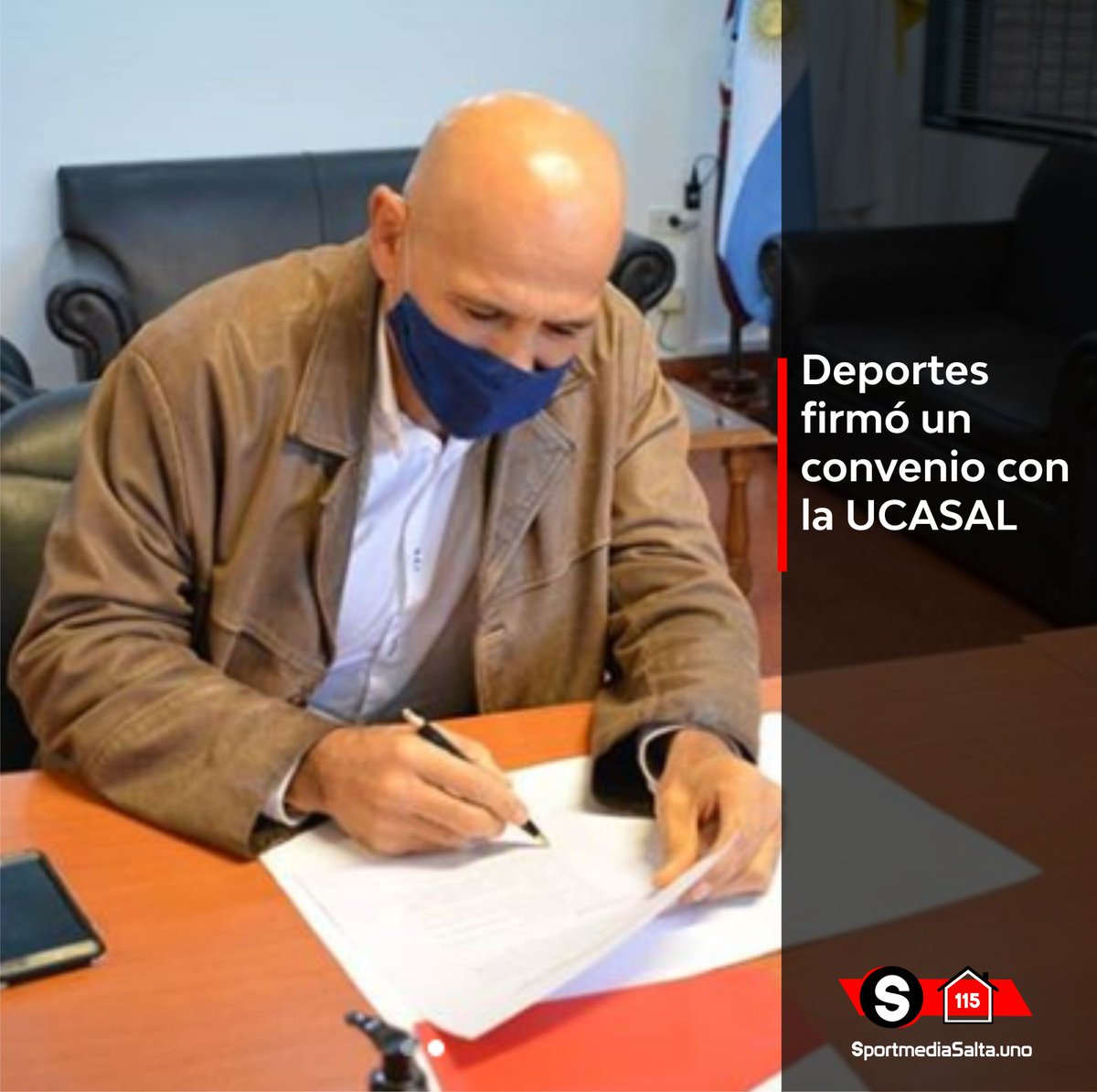 DEPORTES SIGUE GENERANDO CONVENIOS CON UCASAL

* Ucasal desarrollarán un posgrado sobre técnicas de entrenamiento físico.
* También se firmó un convenio con la Escuela Universitaria para el regreso de la actividad física.

sportmediasalta.uno/deportes-sigue…