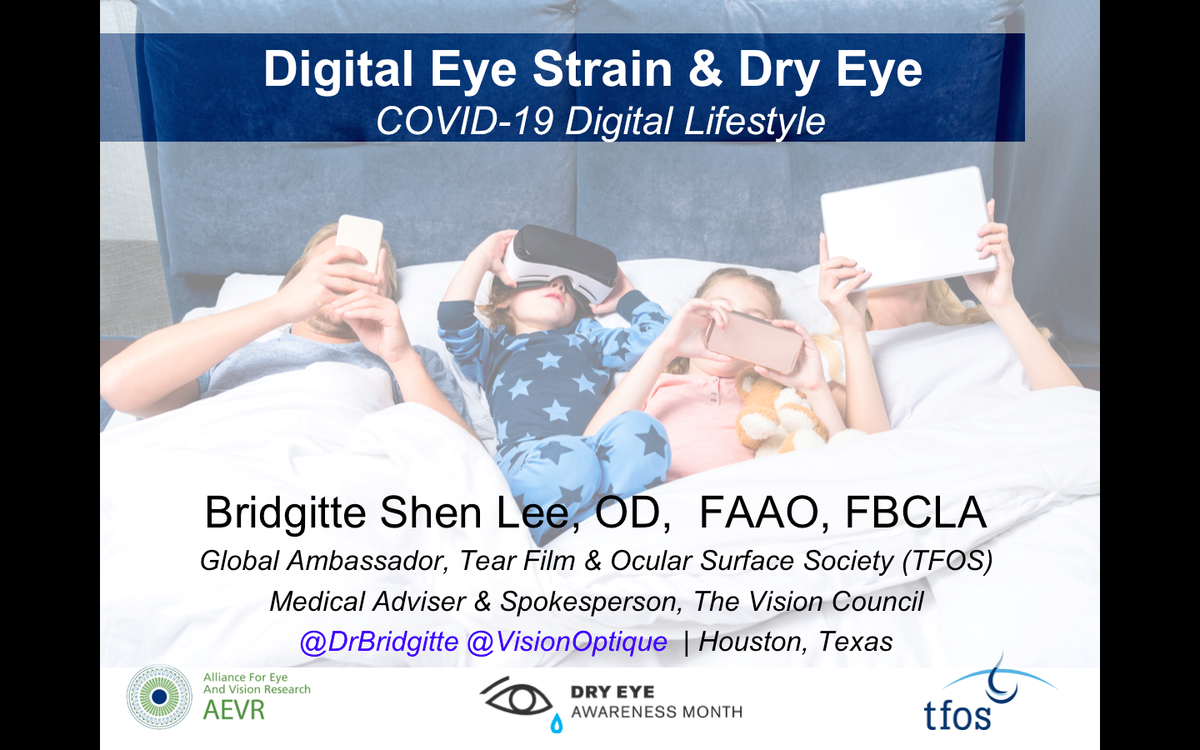 July 8, 2020: <a href="/NAEVRAdvocacy/">National Alliance for Eye & Vision Research/NAEVR</a> &amp; TFOS co-hosted 5th #DryEye congressional briefing: bit.ly/DryEyeBriefing

1. Educates the congress 
2. Advocates research funding for <a href="/NatEyeInstitute/">NEI</a> 

Thank you <a href="/opticalindustry/">The Vision Council</a> for the data
#digitaleyedoc #DigitalEyeStrain #optometry #SoMeDoc