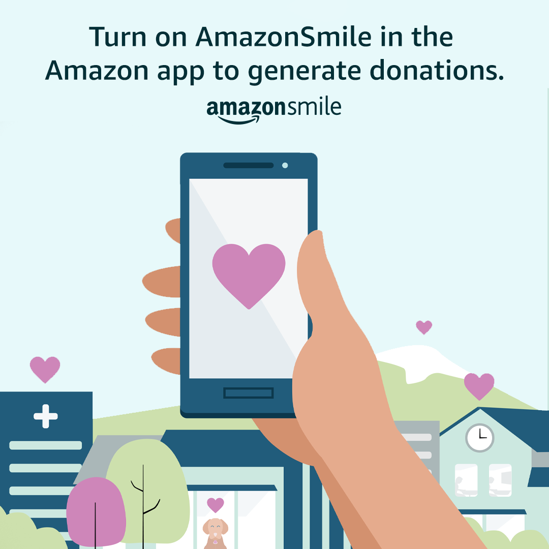 CupidsUndieRun's tweet photo. You can now support Cupid Charities on the Amazon app! 
1. Open the Amazon Shopping app on your phone
2. Go into the main menu of the app and tap 'Settings'
3. Tap 'AmazonSmile' and follow the on-screen instructions to complete the process https://t.co/cOdZalDgXI