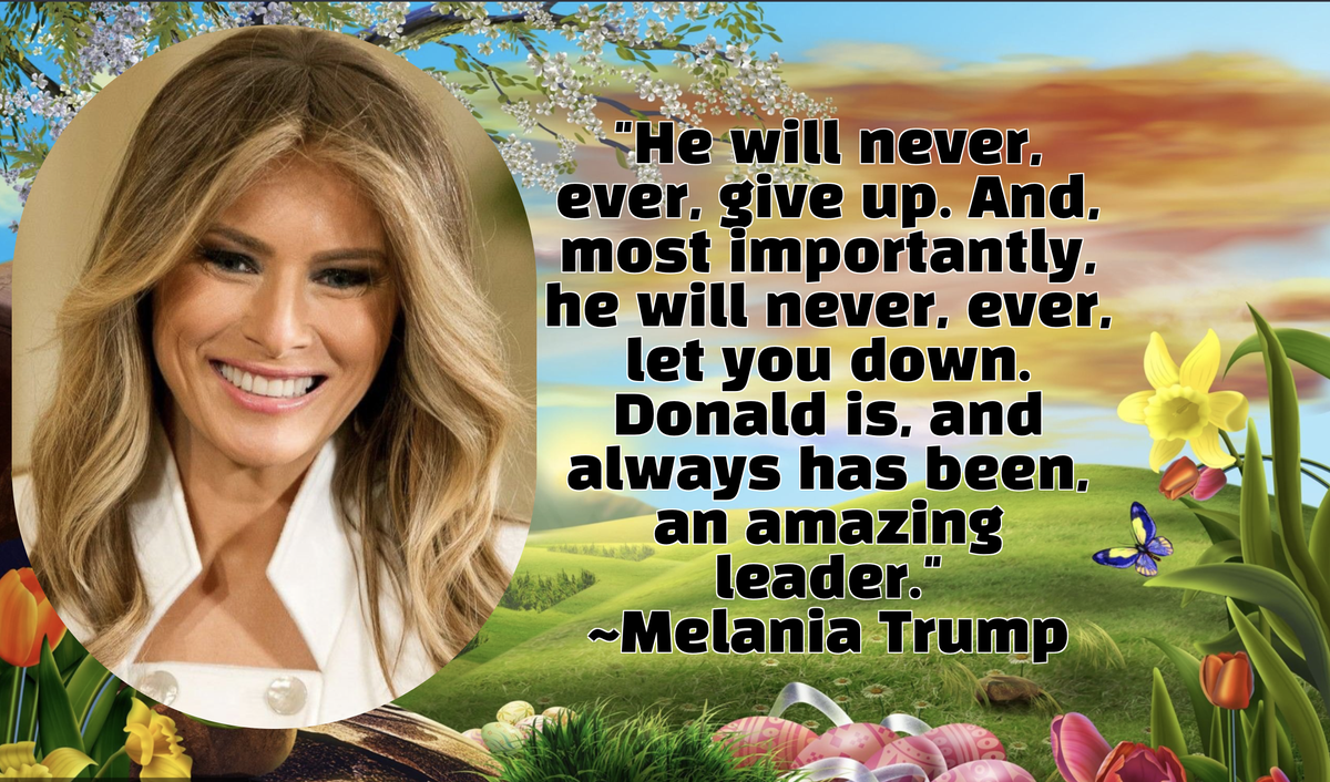 cjdtwit's tweet photo. @michaelbeatty3 @FLOTUS @realDonaldTrump Beautiful, she really is an American jewel. #BestFirstLadyEver45 https://t.co/3PZhiW8LW3