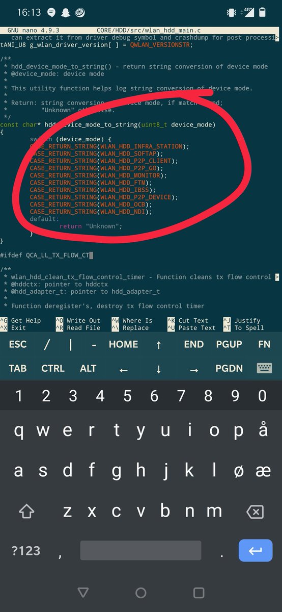 Christian B Found That The Device Uses The Older Qcacld 2 And Should Be Supporting Monitor Mode Through The Con Mode Userspace Function T Co 7adntkaro2