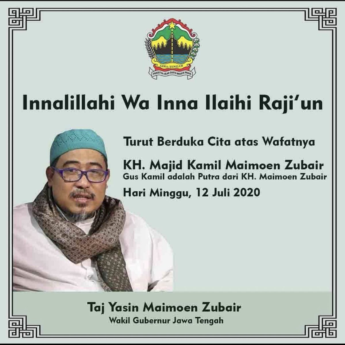 ArinaSb's tweet photo. Nyuwun ziadah fatihah kangge Mbah Kamil 🙏🏻
Ya Allah barusan kulo kmrn saget kepanggeh beliau mleh teng ndalem pas nderek teng mesir baru sempet khidmat nemenin belanja nganter sampe dlm airport ga ketang bawain koper kangge ngalap barokah, cpt sekali jenengan yai 🥺😭😭 https://t.co/4xaXt6FNBi