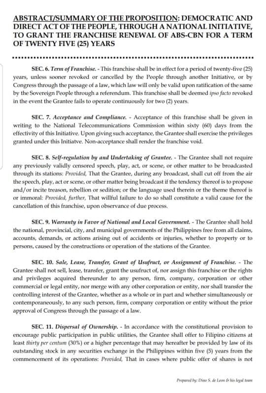 newswatchplusph's tweet photo. LOOK: A group of lawyers launches nationwide petition to gather over six million signatures for a draft law granting ABS-CBN’s franchise. | @RexRemitio https://t.co/msCLmwV0u6 https://t.co/6t202Z1Z3b