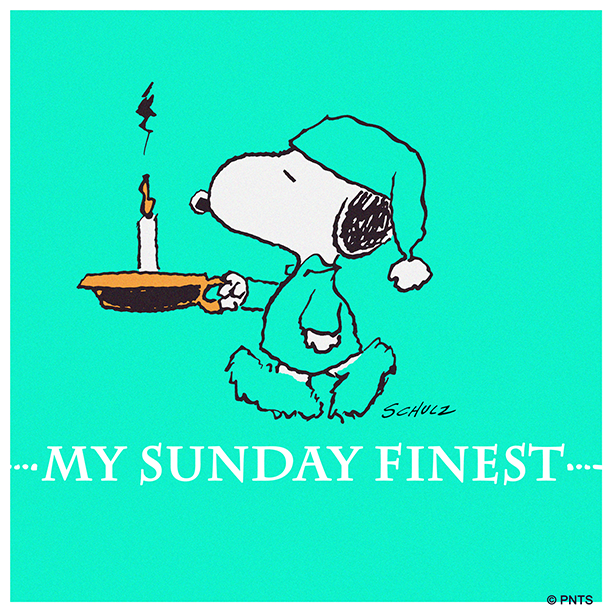 Sundays are pajama days.