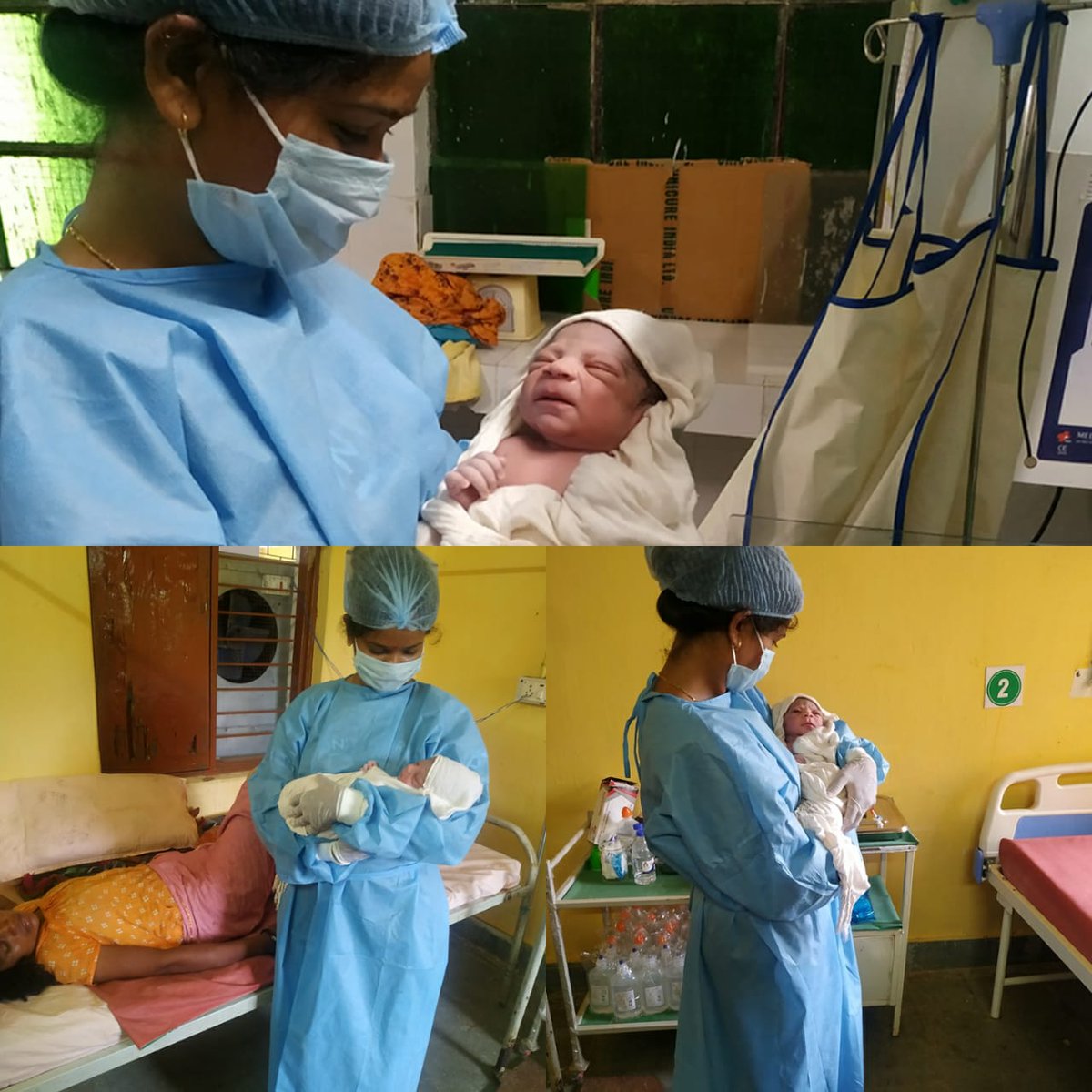 #InstitutionalDelivery conducted at Pondum HWC PHC @DantewadaDist at 16:45 PM, both the mother and child are healthy.
#Kudos to our #Nurse & her team for caring and helping them other to have a #SafeDelivery 

@MoHFW_INDIA
#AB_HealthAndWellnessCentre
@drharshvardhan
@NITIAayog
