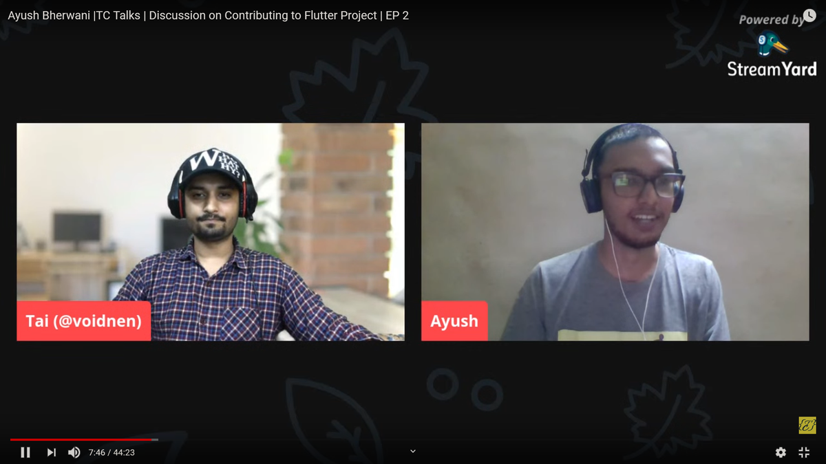 inmypranshoes's tweet photo. I'm so thrilled to be a driving a Community with such motivated members. @ayushbherwani is definitely a great example of growing with the Community. π
The founder of @fluttervadodara is talking about his journey with #Flutter.
πhttps://t.co/NlpWhpHrjV https://t.co/APQ1iAPYfS