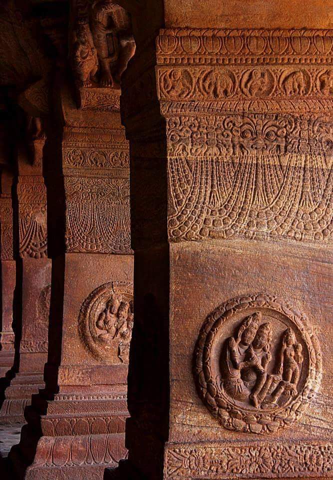 The Incredible detail makes The Badami rock cut cave temples 6th CE. absolutely breathtaking!Beautiful Nataraja  #sculpture Lord Shiva What kind of inspiration drives ancient India sculptors to turn each stone into a story #Chalukyas  #architecture  #ಚಾಲುಕ್ಯರು  #ಕರ್ಣಾಟಬಲ  #ಕನ್ನಡ