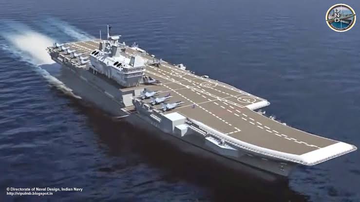 Construction of India& #39;s 2nd Aircraft Carrier INS Vikrant is almost complete at Kochi Shipyard.With its commissioning by 2023, India will be at par with China in carrier strength.One more giant 65K tonne indigenous carrier has also got govt approval. It will roll out by 2026-27.