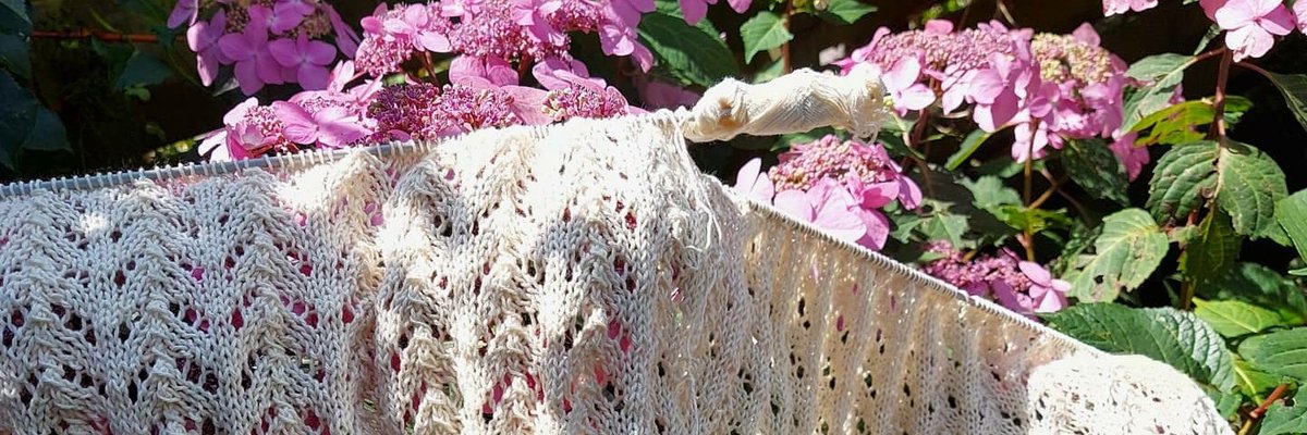 Zo heerlijk om te doen#lace#Anjour#knitting💝