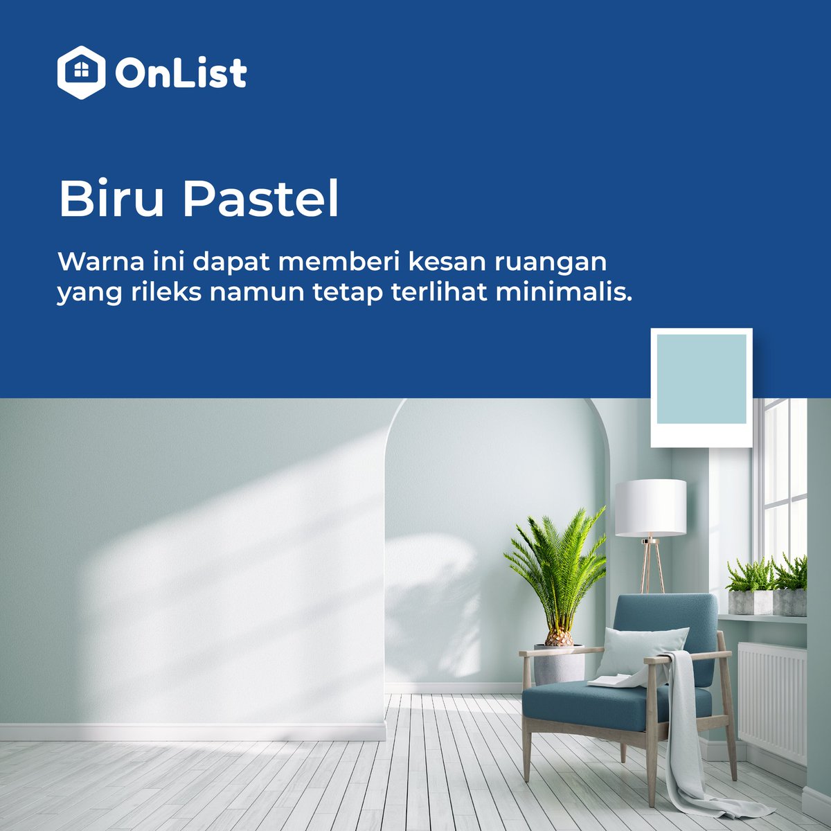 OnList_id's tweet photo. Desain rumah minimalis lagi hits banget nih. Salah satu faktor penunjang interior rumah minimalis adalah warna cat tembok.

OnList punya rekomendasi warna cat untuk tampilan rumah minimalis. Geser ke kiri ya!
.
#OnList #OnListproperty #OnListAja
.
#jualbeliproperti #jualbeliruma https://t.co/YjRvmZq5zR