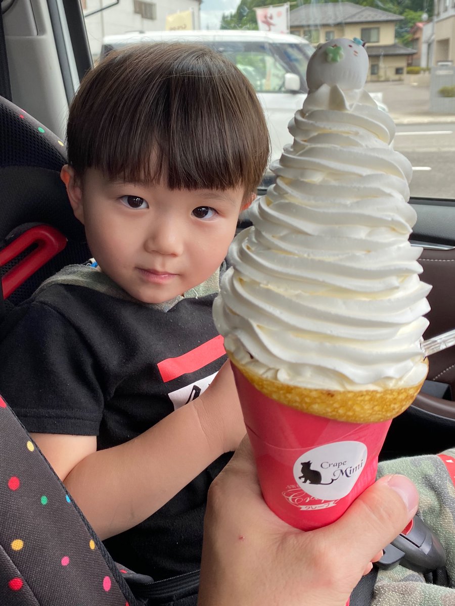 グレープさん 福島県白河市にあるクレープ屋さん✨ 『Crape Mimi』 可愛い感じの