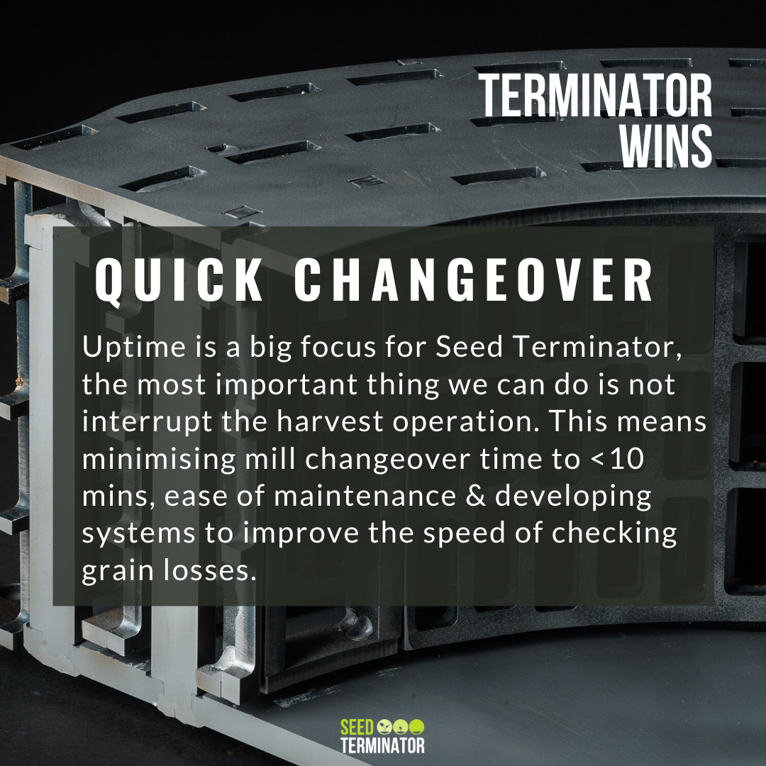 seed_terminator's tweet photo. Terminator Wins quick changeover.
https://t.co/qgJzQ7NnOA
#MillsthatKill #ResearchnDevelopment #seedterminator #HarvestWeedSeedControl https://t.co/xHBvPzEFwP