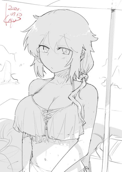 基本的に荷物番 #JKキユーちゃん 