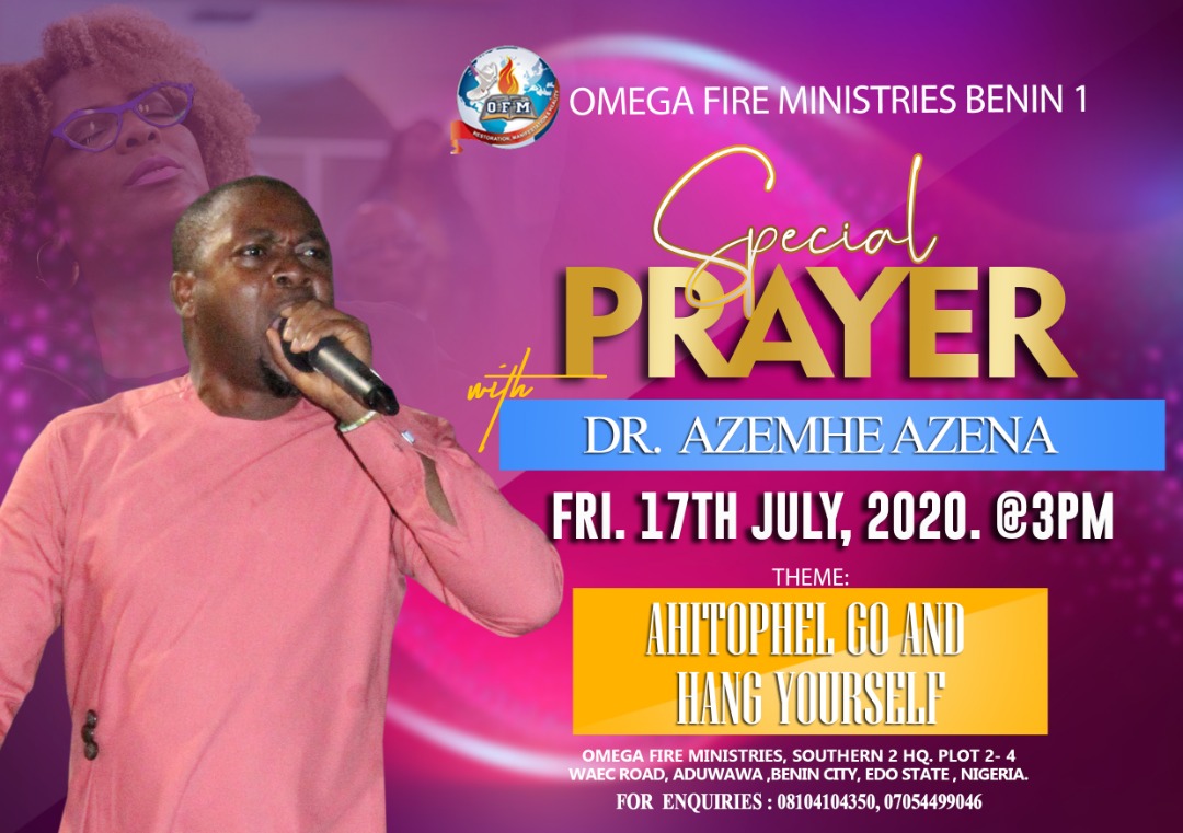 myturningpoint3's tweet photo. #THIS_FRIDAY
Ladies & gentlemen, there is going to be a shift in the realm of the spirit this week. Get ready for this powerful encounter. Prayer changes negative things. Join Dr & Pst (Mrs) Precious Azemhe Azena this week. Is your season! https://t.co/DrR72Rf9Ci