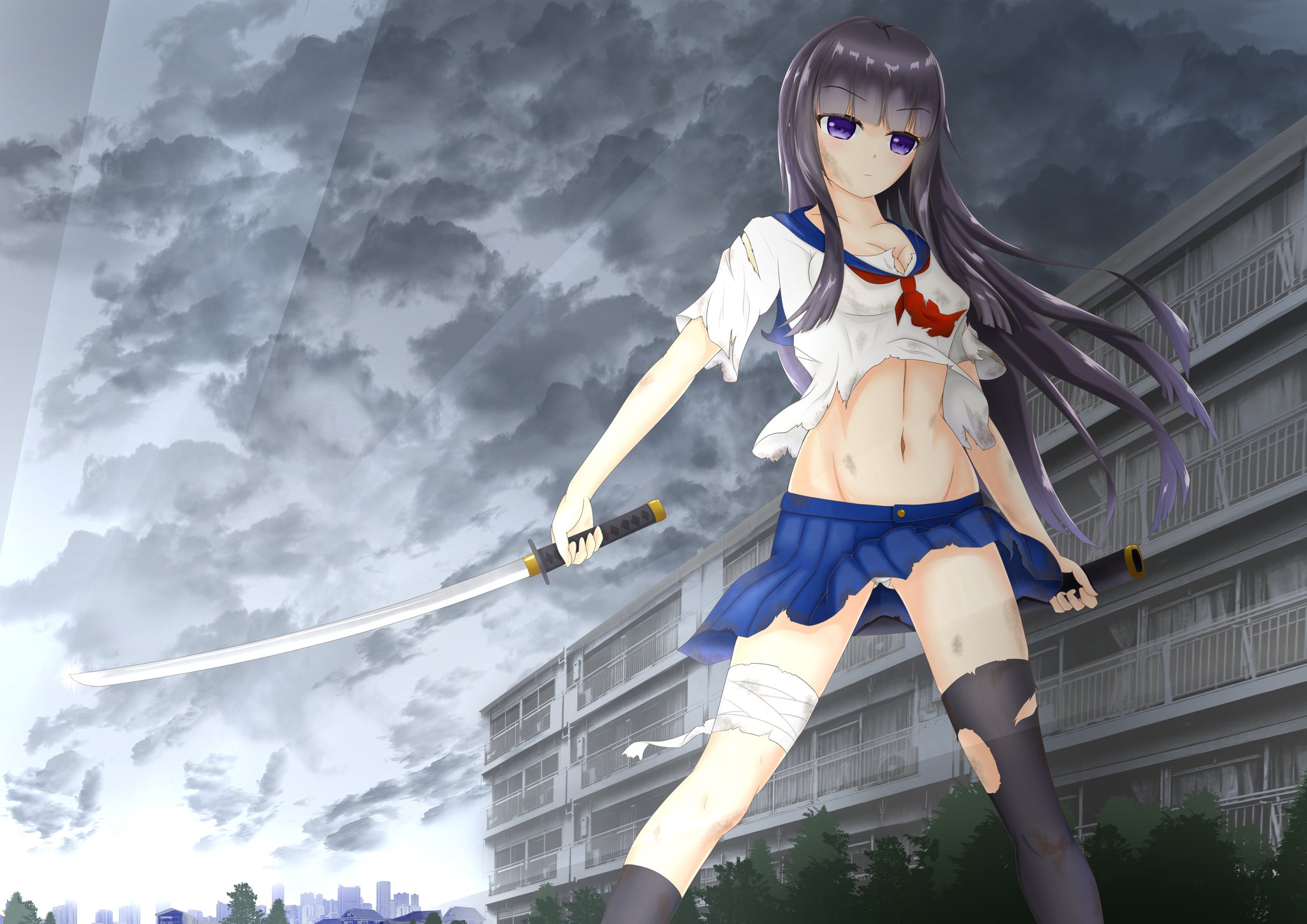 Gikou イラスト デザイン 依頼受付中 完成です ボロボロになっても戦う女の子ってロマンですね 自己添削は後日上げます イラスト イラスト好きな人とつながりたい 絵描きさんと繋がりたい オリジナル 武装jk T Co 1dxvbv7apt Twitter