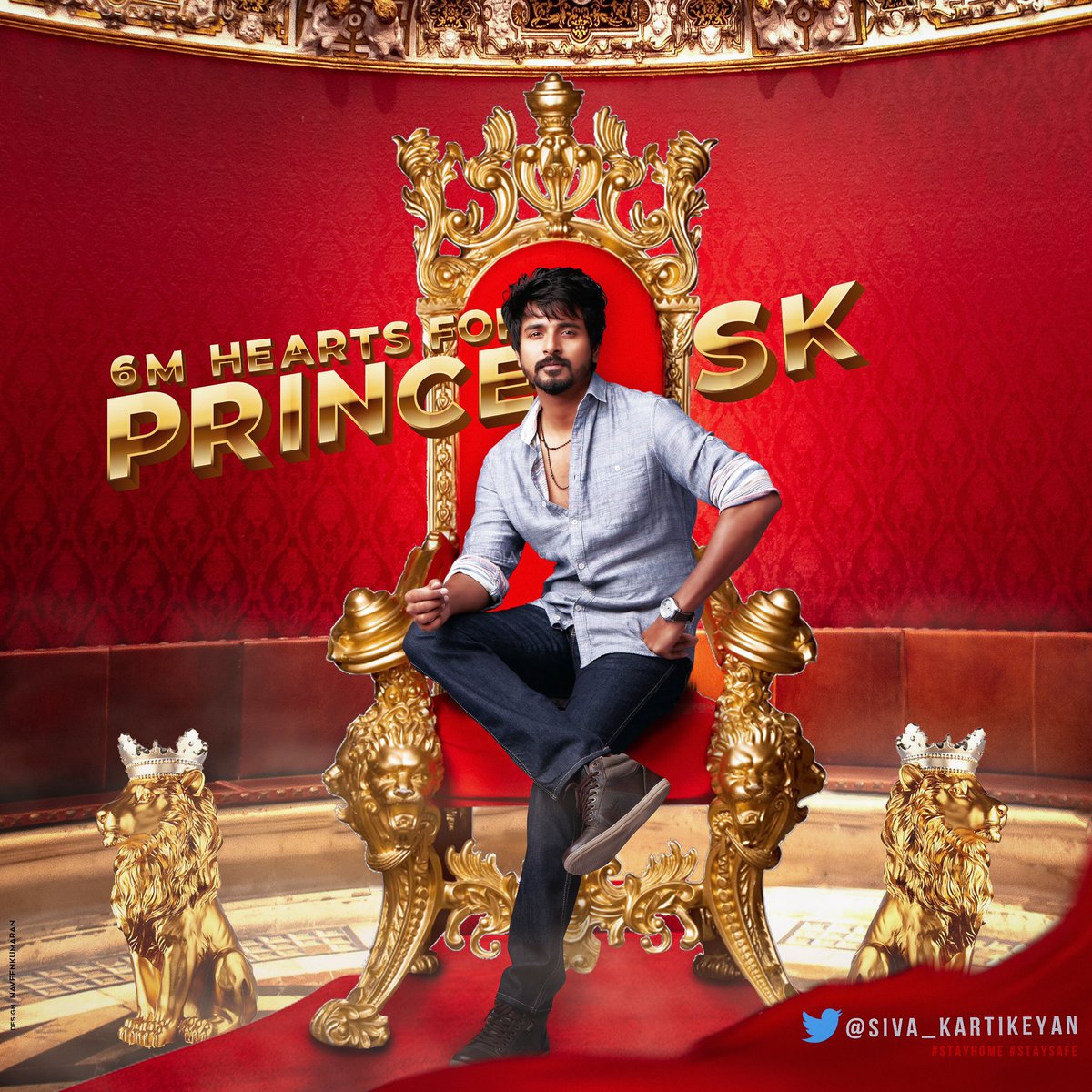 actorsathish's tweet photo. I'm here happy to release the CDP of my dear friend for reaching 6M followers in twitter @siva_kartikeyan

#6MHeartsForPrinceSK 😍😍😍 https://t.co/vqsF9R9Ukz