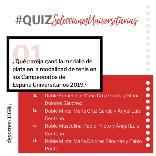 ¡Seguimos recordando a nuestras selecciones universitarias! 🙌🏼⁣

⁣Te retamos a participar en nuestro #QuizSeleccionesUniversitarias y así revivir algunos de los mejores momentos de nuestros deportistas 🤩⁣

Ve a nuestro Instagram para participar 👉🏻instagram.com/p/CCihzICCVNU/