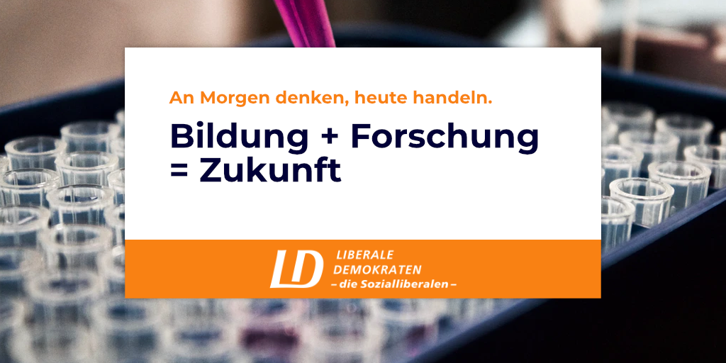 sozialliberale's tweet photo. #Chancengleicheit und #Fortschritt können wir nur gewährleisten, wenn es in Deutschland beste Bedingungnen für #Bildung und #Forschung gibt.
https://t.co/yfOmBfqmt0
#heuteHandeln #sozialliberal https://t.co/Hy5Jq7tRce