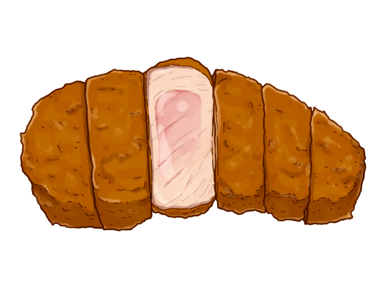 兼子良 とんかつ描きました ちょっと迷走してしまいました フリー素材ですので 使う機会ありましたら使ってくださいませ イラスト とんかつ フリー素材 T Co Ymnijzrk2h Twitter