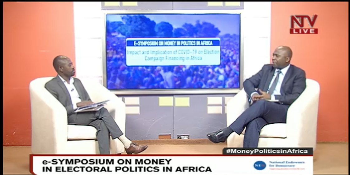 ntvuganda's tweet photo. The commercialisation of politics has all sorts of disadvantages ranging from bringing in bad leaders to corruption and to encouraging the flow of dirty money into the country's economy - Henry Muguzi, Executive Director @AcfimUg #MoneyPoliticsinAfrica | https://t.co/DrRiJNCUgG https://t.co/hSkEIFZlJa