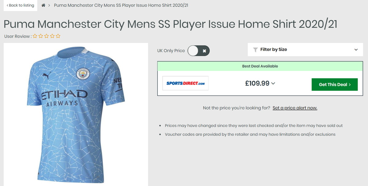 sports direct man city shirt
