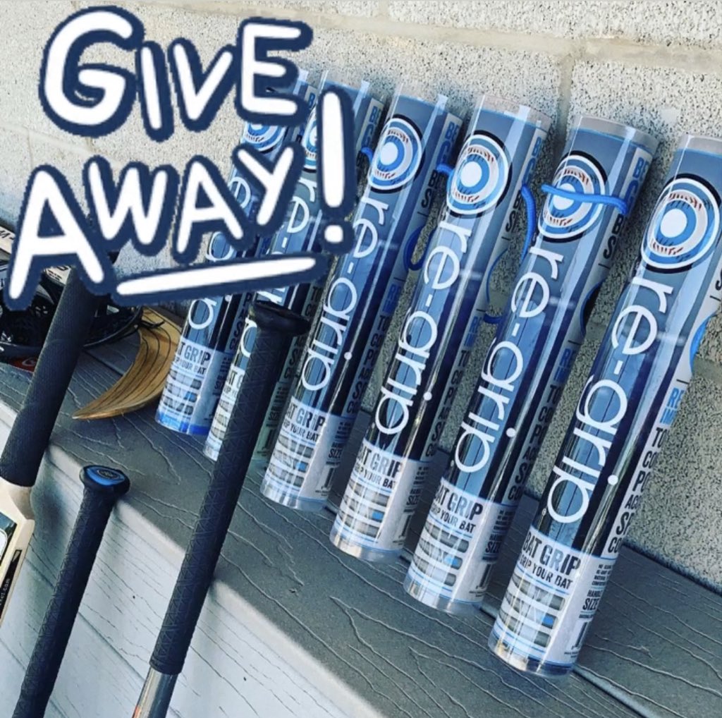 Wanna win a FREE #ReGripBaseball Bat Grip?  See our #IG #Giveaway instagram.com/p/CCioodiB1Rb/…