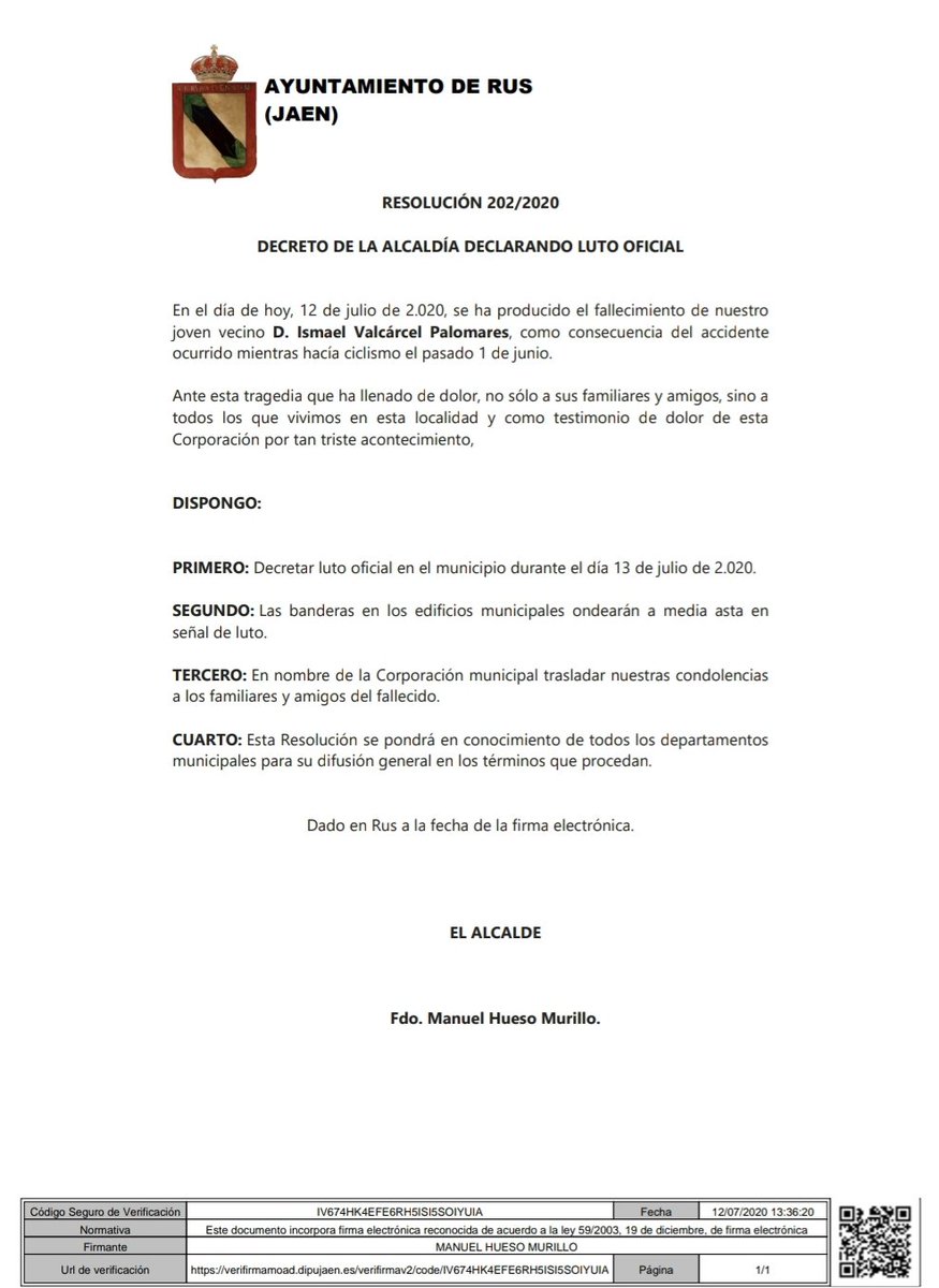 Ayuntamiento de Rus tweet media
