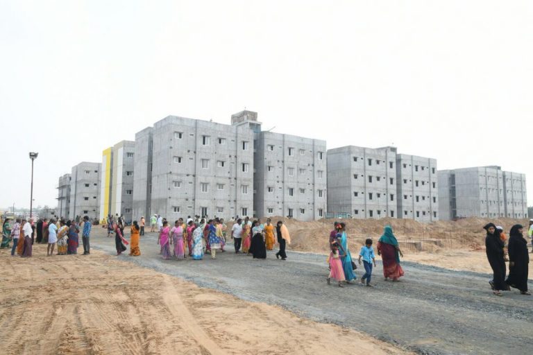 No 31Apartment styled homes were built for the low income group across Andhra Pradesh to help them have a home.