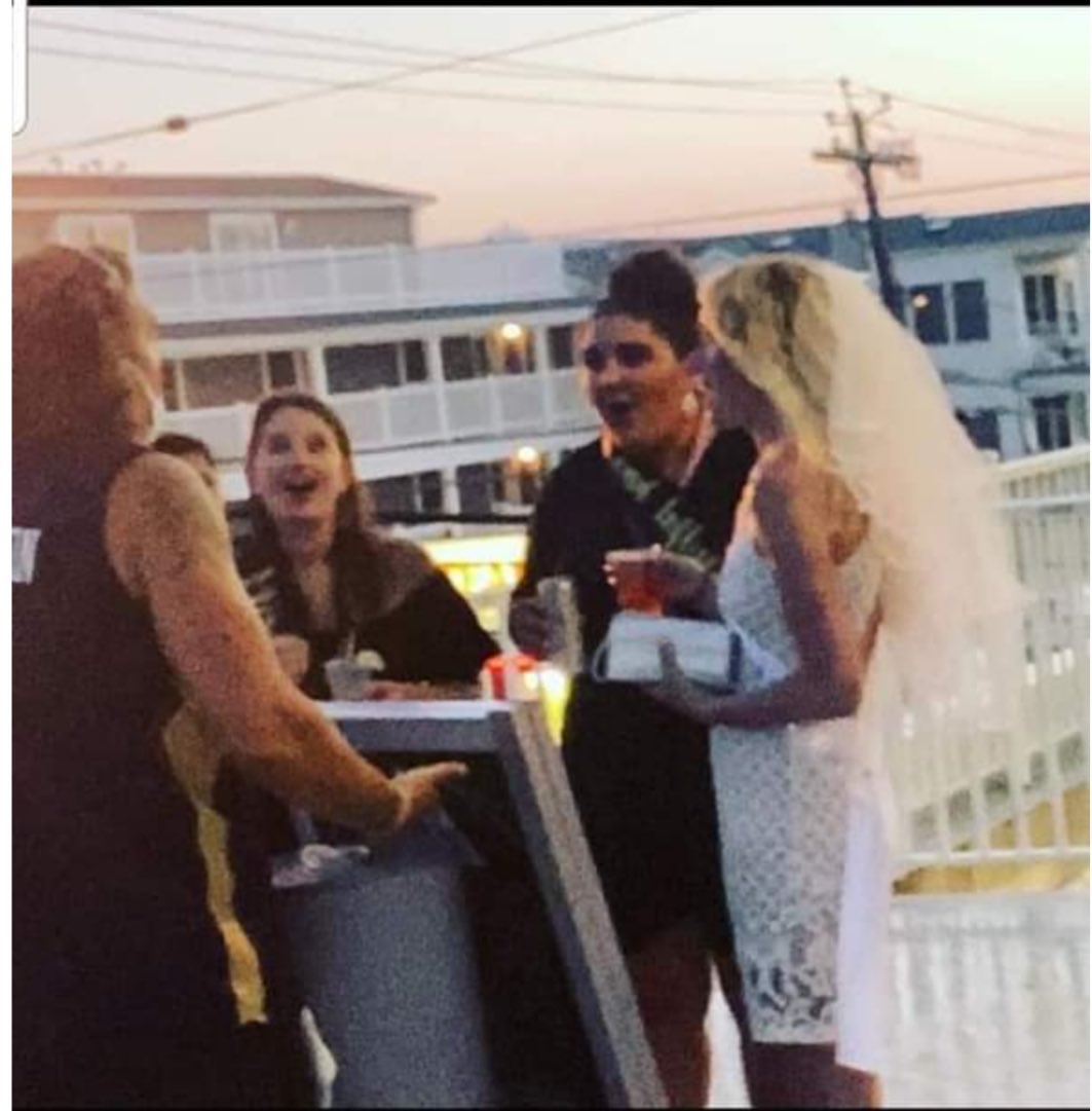 @Sdimaso @Trader_2007 @twitmo20 @GovMurphy @RHH01NJ @JimWill_KAG @SuperJohn100755 @maryann_penza Then why is Emma out with friends in Seaside wearing a veil: 
✔️ Dressed in white 
✔️ Not wearing a mask outdoors as required by EO 163
✔️ Not social distancing (she has no sisters—so those girls aren’t same-household fam members)
✔️ And apparently drinking a cocktail  underage?