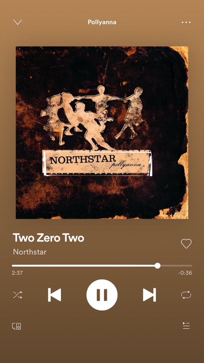forrestofsteve's tweet image. SONG OF THE DAY - “Two Zero Two” - Northstar 
#stevessongoftheday #northstar #2004 #twozerotwo