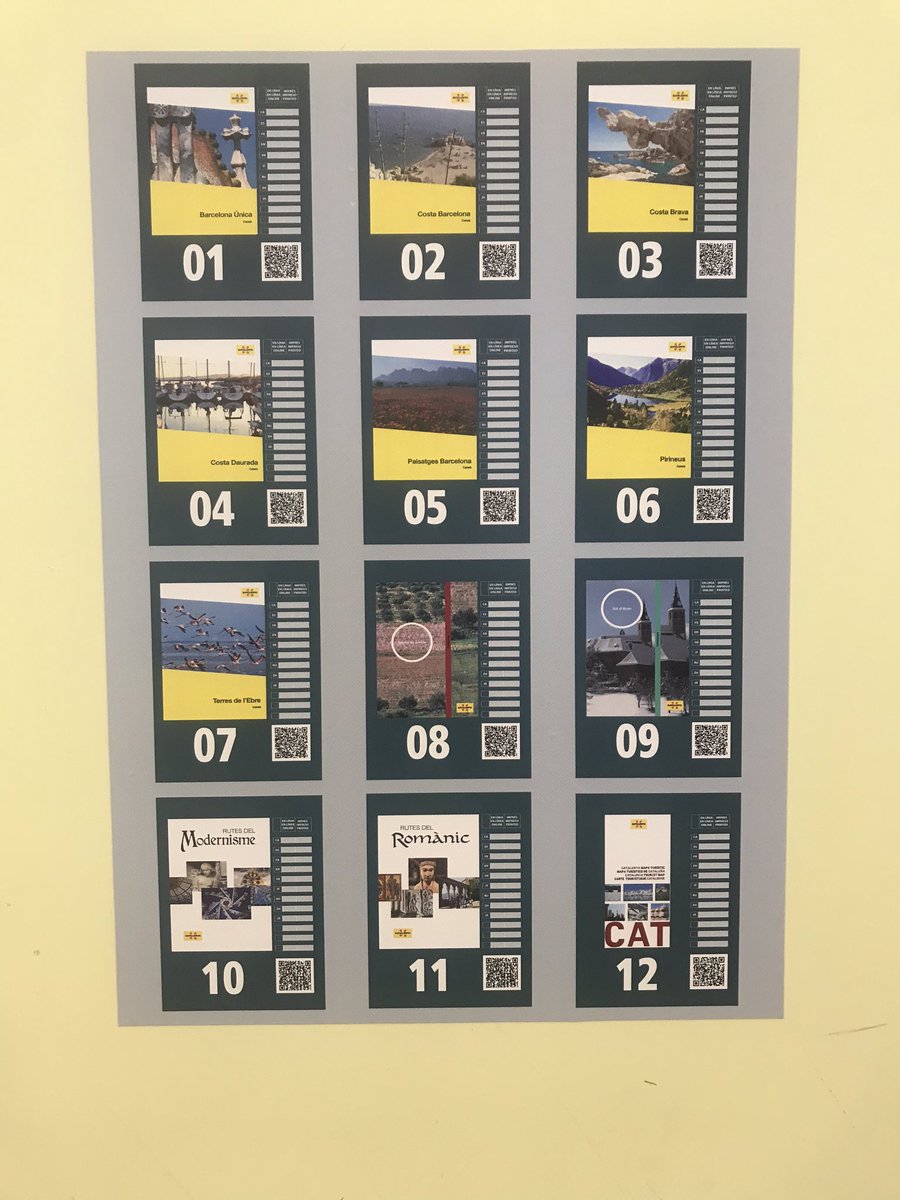 smbadia's tweet photo. La Oficina de Turisme de la T1 de Barcelona ofereix codis QR per descarregar Guies del territori i mapes de Catalunya! #menyspaper #mediambient #Tecnologia #codisqr #pdflifestyle #menysésmés #catalunya https://t.co/yHsAjyF7Uv