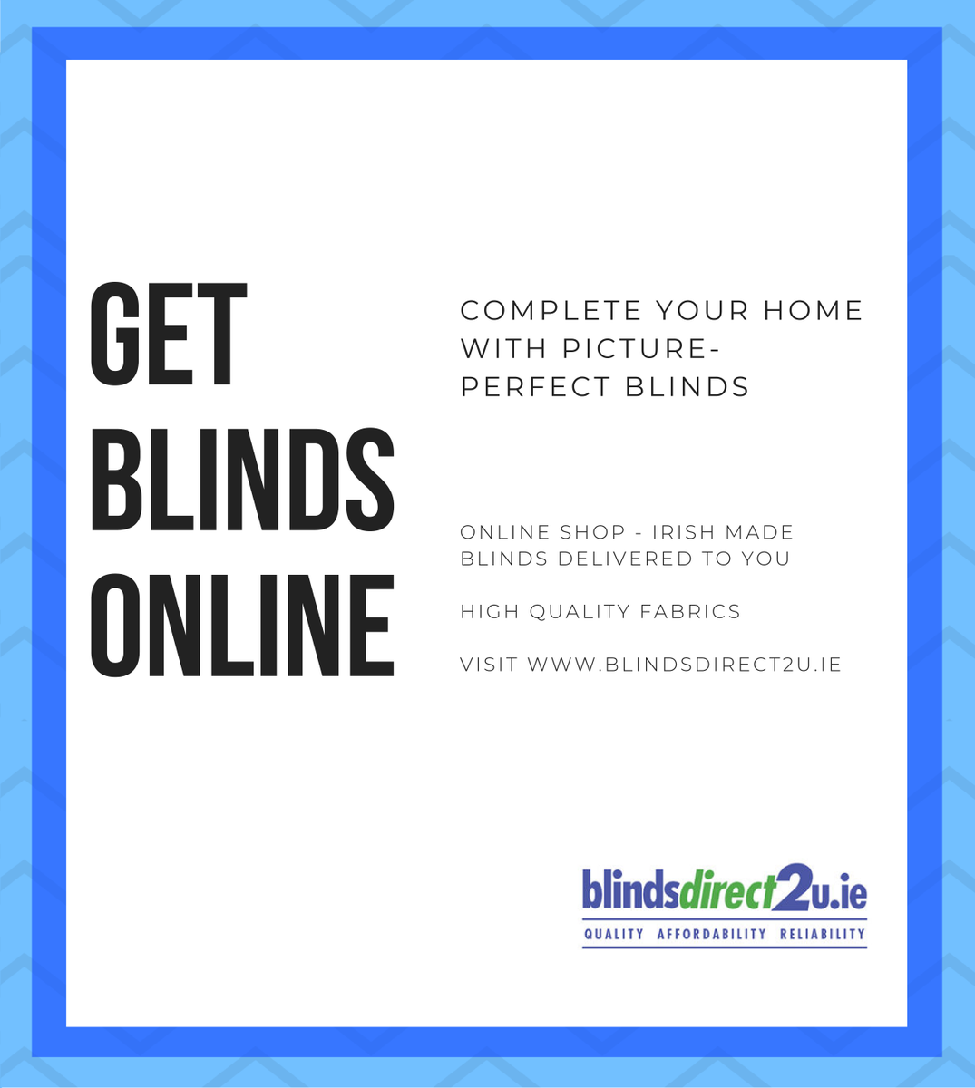 BlindsdirectT's tweet image. #createyourhome with Irish made blinds
blindsdirect2u.ie