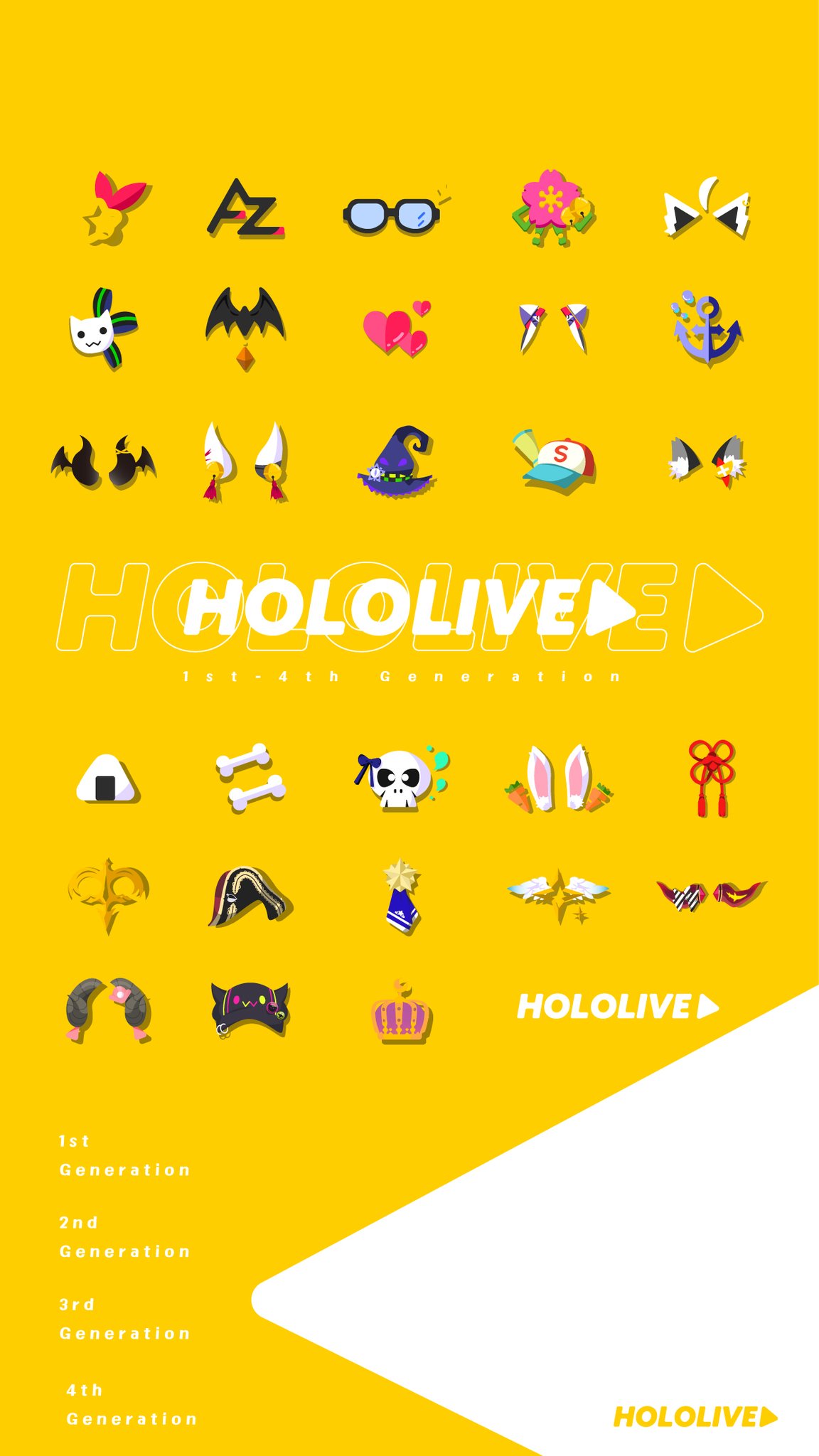 107 普段使いできるようなイケてるデザインかつ ホロオタを主張できる最強スマホ壁紙作りました 見て ホロライブ