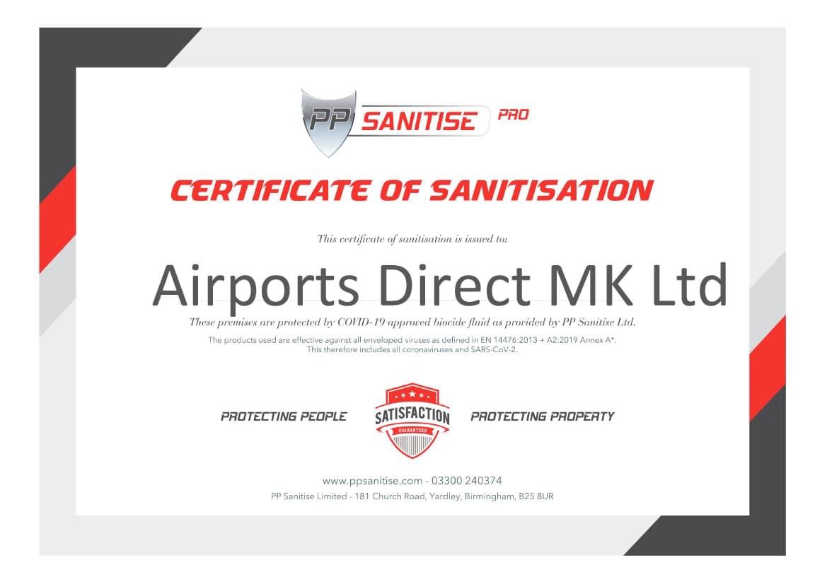 The products we use to sanitise our vehicles have been tested and certified to kill and protect against COVID-19 and other viruses and bacteria.

#airporttransfer #airporttaxi #travelinstyle #familyholiday #buisnesstravel #airportsdirectmk #reliability #miltonkeynes #staysafe