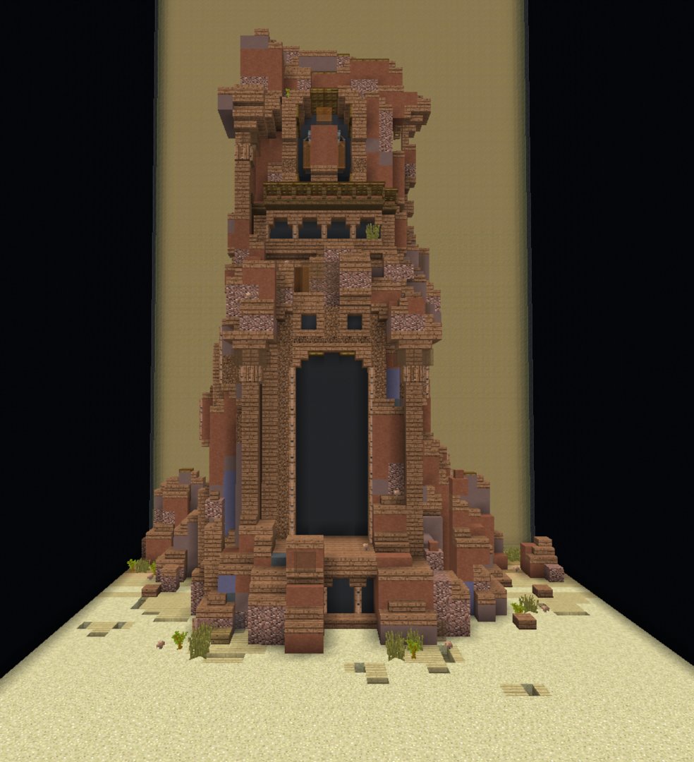 Little canyon themed temple Ive built on <a href="/BuildersRefuge/">Builder's Refuge</a>