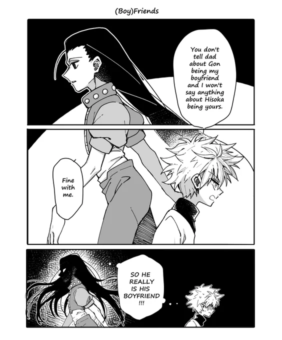 it's gay siblings solidarity...kinda #hxh 