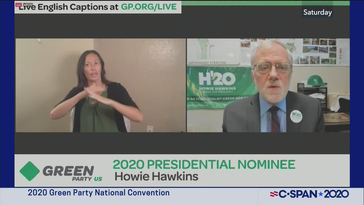 WATCH: <a href="/GreenPartyUS/">Green Party US 🌻</a> 2020 National Convention cs.pn/3ek1JdF