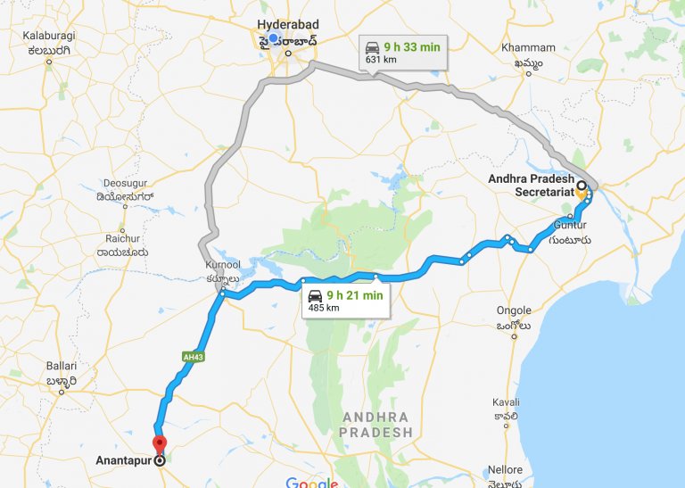 No 37A Straight line Highway that will cut down the travel time from Rayalaseema to Amaravati which is 10 hours now is planned, Land acquisition is close to complete, but due to unavailability of Fund from the Center, this project is waiting to get implemented.