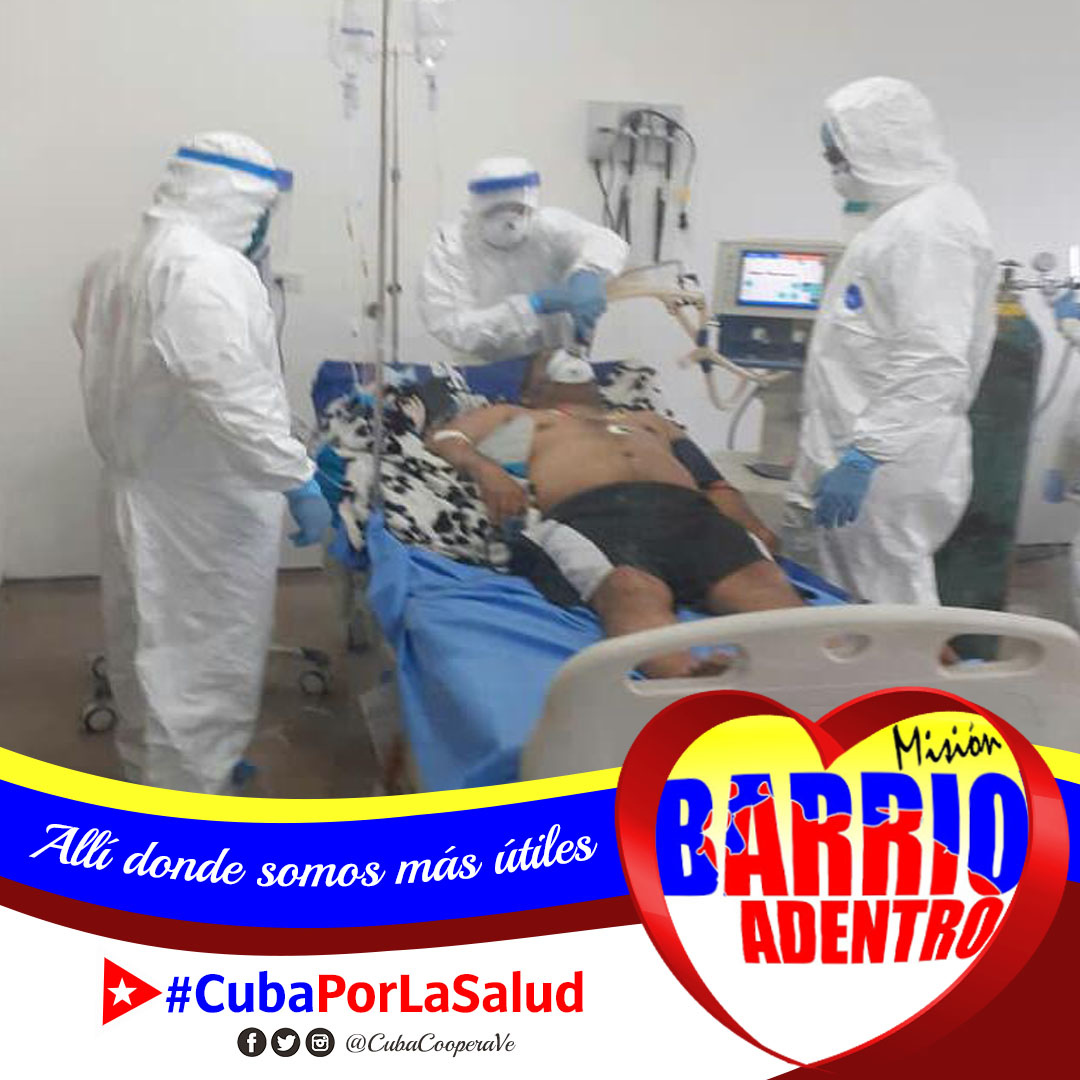 VPeresteo's tweet photo. @VPeresteo @DiazCanelB @Orlando96823683 @BrunoRguezP @PresidenciaCuba @MINSAPCuba @cubacooperaara1 @Cubacoopera_Ve3 . Nuestros jóvenes colaboradores del estado Aragua continúan la lucha contra la covid19 tanto en las zonas rojas como ayudando a otros estados#AraguaPotencia#Aragua https://t.co/K2SCeZOFci