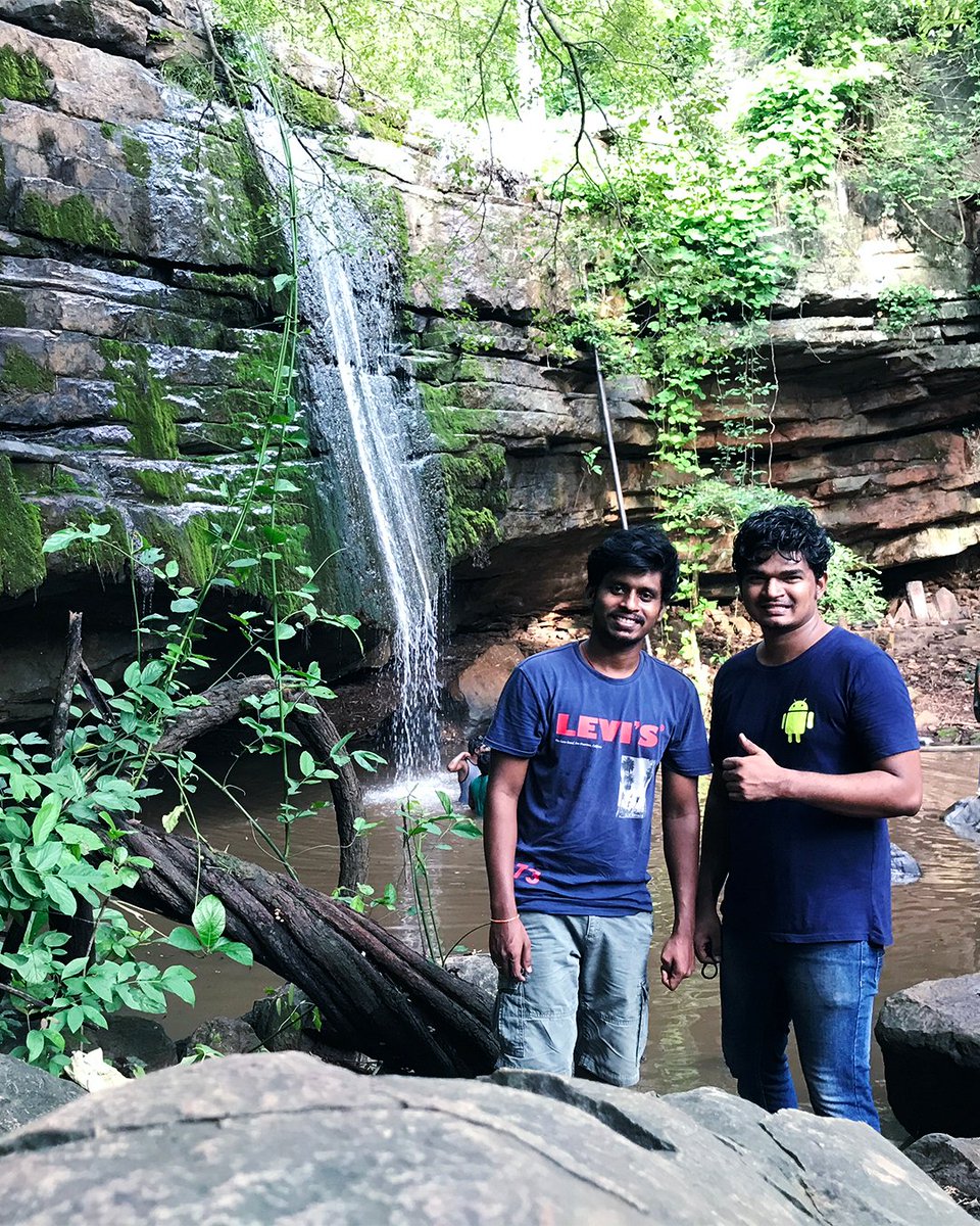 johnny_abhilash's tweet photo. "We start in different places, but in the end, we all meet at the waterfall."

#holiday #waterfalls #friends #happy #nature #travel #travelphotography #beemunipadamwaterfalls #telangana #warangal #forest #longdrive #trekking #explore #enjoy #India https://t.co/qpxllhN2pl