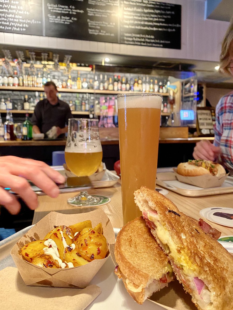 The <a href="/Bierhausgalway/">Bierhausgalway</a> is back, serving up some tasty food and drinks Wed to Sun from 5pm. Get there. #irishcraftbeer #drinklocal #eatlocal #galway