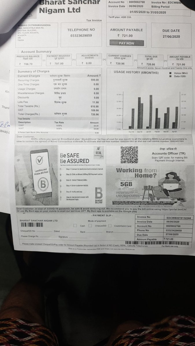 PolkEvent1571's tweet photo. Landline BB dead for 2mnths. Mktla Exchg Closed for customers.. Helpless as a BSNL customer as docket complains of no use. @rsprasad @narendramodi @BSNLCorporate @BSNL_KOTD https://t.co/dP1esQugKI