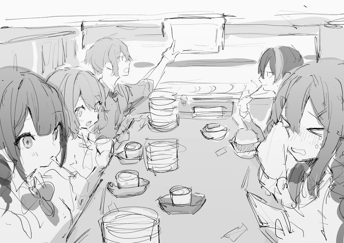 今日のエス学会食風景 