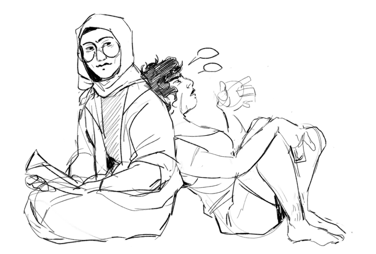 idk if i ever finish it so yall can have a little daisira sketch