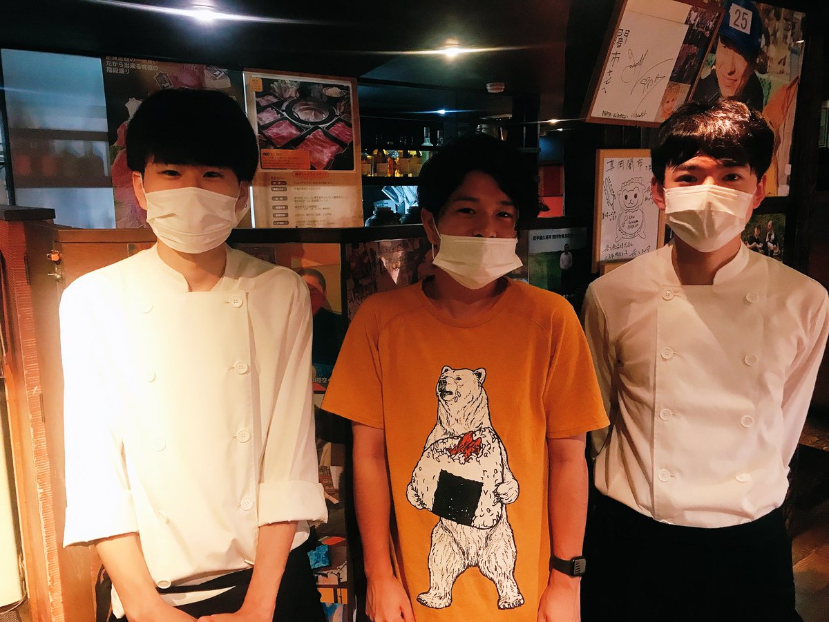 yamioyaji's tweet photo. 栃木県真岡市　肉匠闇市

Tefthの小泉くんが
やっと休みが取れたのにも関わらず
応援に来てくれました^ ^

#力士団
#Tefth
#真岡闇市
#北関東焼肉ロックトライアングル https://t.co/ds06fijbRn
