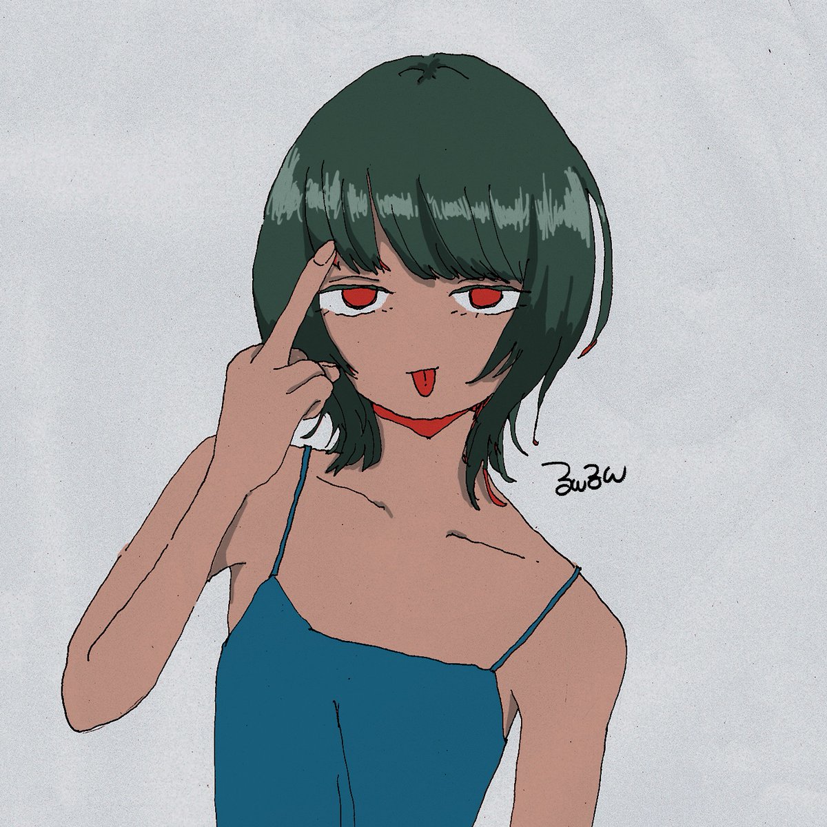 かわいい女描けた るんるん Ne展2 10 8 10のイラスト