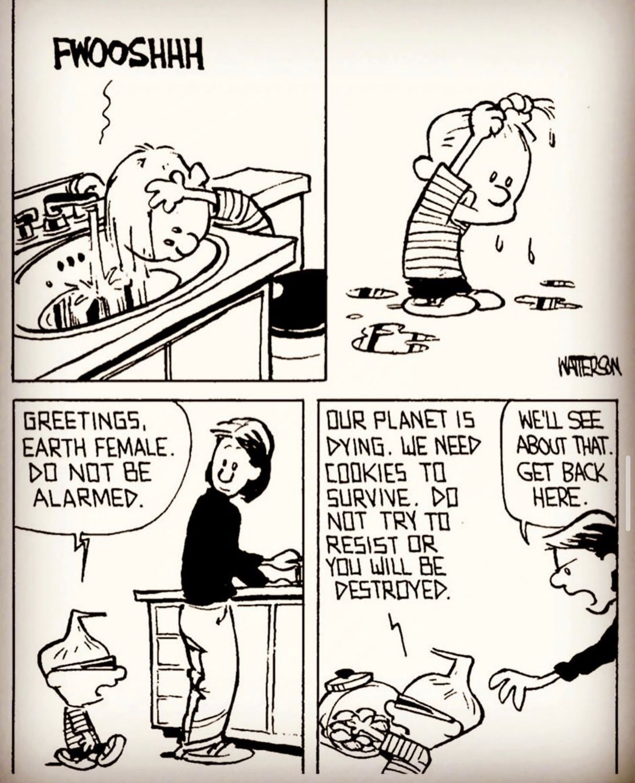 Calvin and Hobbes on Twitter: "Not even aliens can resist some homemade  cookies! 🍪 #calvinandhobbes https://t.co/kOC5ySM8w1" / Twitter