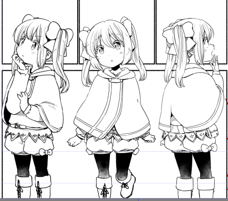 こういう興味を持って見ていくところ描くの好き 