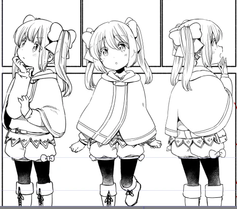 こういう興味を持って見ていくところ描くの好き 