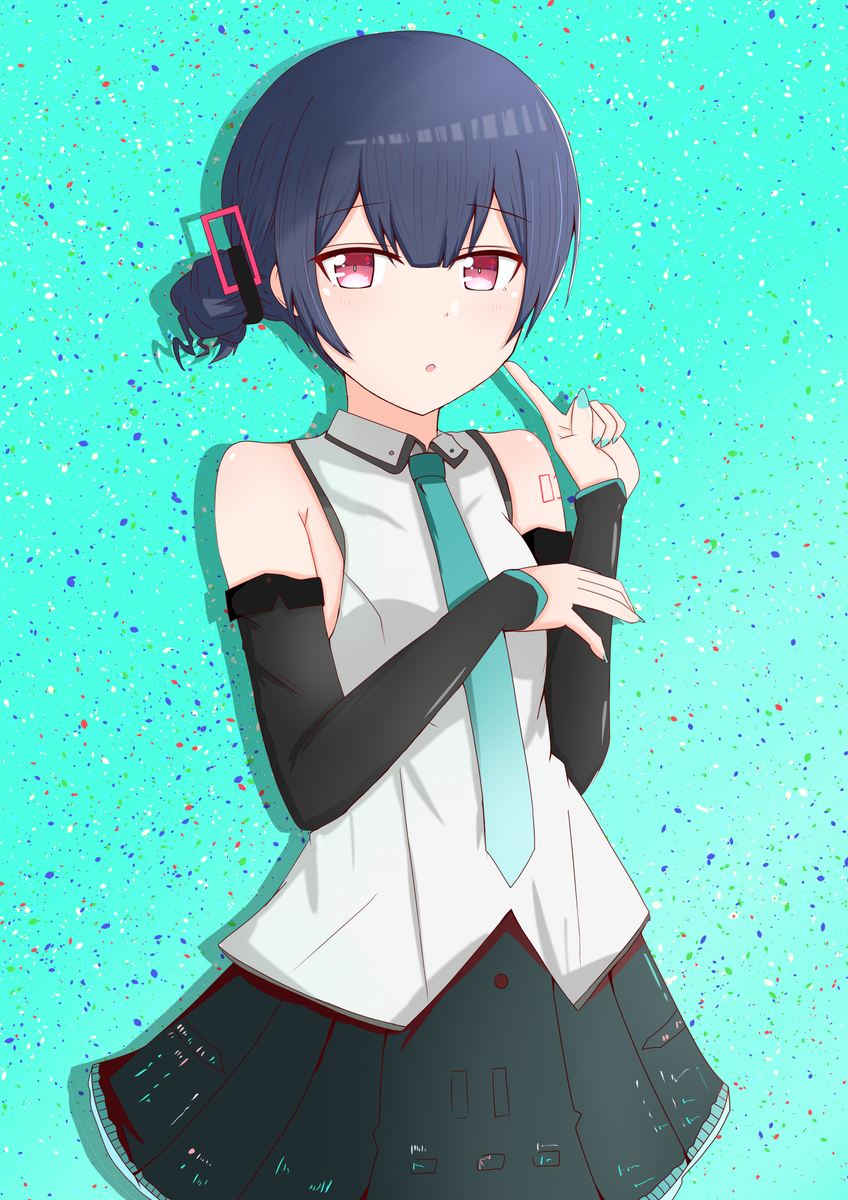 ミク凛世!!
#シャニマス 